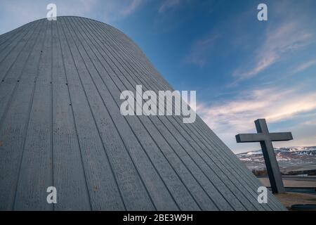 Église de Blonduos Blonduoskirkja en Islande Banque D'Images