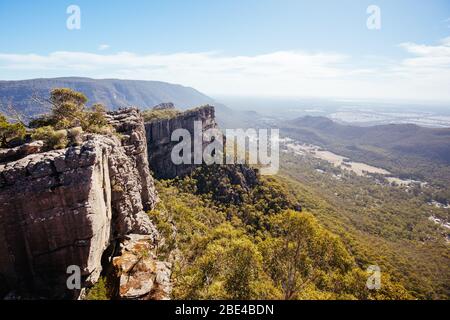 Randonnée au pays des merveilles dans les Grampians Victoria Australie Banque D'Images