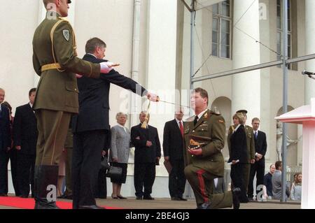 Valdas Tutkus - Commandant des forces armées lituaniennes 2004–2009 Banque D'Images