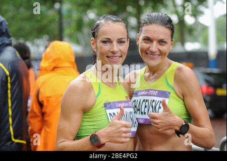 Rasa Drazdauskaite - coureur lituanien, Olympian Banque D'Images