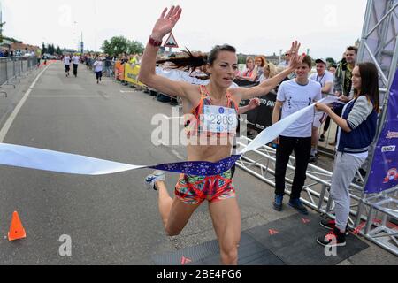 Rasa Drazdauskaite - coureur lituanien, Olympian Banque D'Images