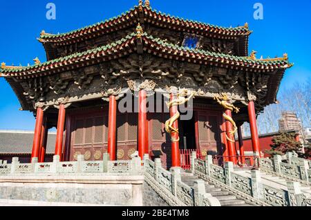 Bâtiments du palais impérial de Shenyang, province de Liaoning, Chine. Banque D'Images