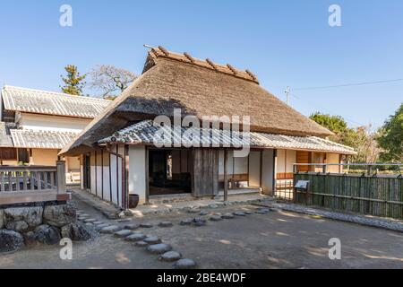 La naissance de Yataro Iwasaki (1835-1885), la ville d'Aki, la préfecture de Kochi, Japon. Banque D'Images