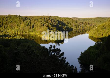 Rappbodetalsperre, Harz, Sachsen-Anhalt, Allemagne, Europa Banque D'Images