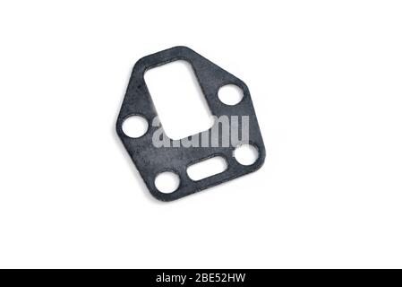 joint automobile partie auto de la paronite sur un fond blanc gros plan Banque D'Images