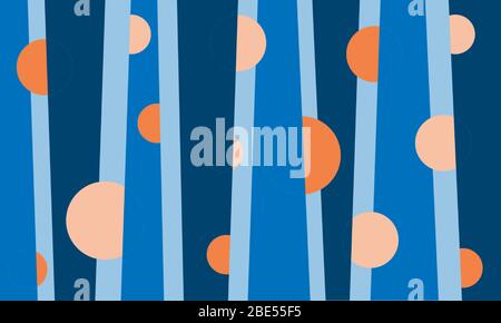 Arrière-plan abstrait avec formes géométriques. Composition des rectangles et des cercles. Illustration vectorielle colorée EPS 10 Illustration de Vecteur