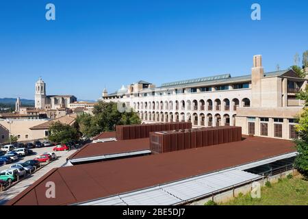 Université de Gérone (Catalan: Universitat de Gérone, UdG) bâtiment dans la ville de Gérone, Catalogne, Espagne Banque D'Images