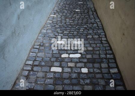 Strada sforii Europes rue la plus étroite de Brasov Banque D'Images