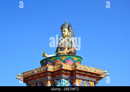Statue du Seigneur Bouddha à Kalimpong, Bengale occidental, Inde Banque D'Images