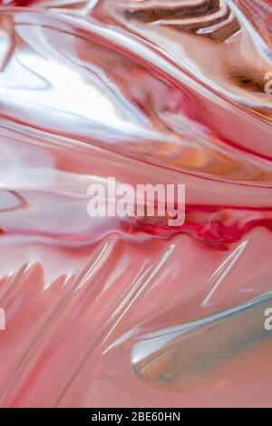 Texture abstraite de verre coloré et ondulé Banque D'Images