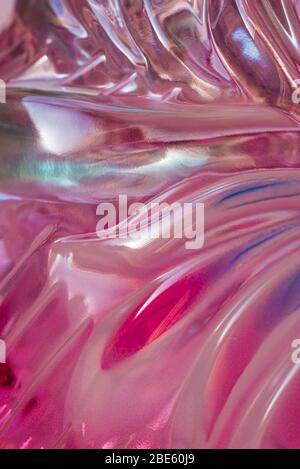 Texture abstraite de verre coloré et ondulé Banque D'Images