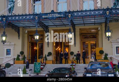 Casino Monte Carlo, café de Paris & Hôtel de Paris à Monte Carlo 2013. Banque D'Images