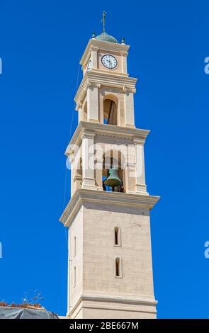 Église Saint-Pierre dans le Vieux Jaffa Banque D'Images