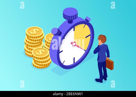 Planification de la gestion du temps Illustration de Vecteur