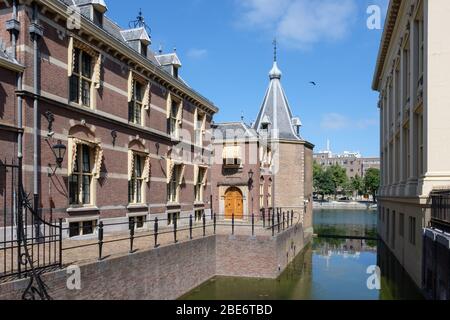 Het Torentje (la petite Tour) le petit bâtiment octogonal de la Hofvijver (court Pound) à la Haye est le bureau officiel du Premier Ministre Banque D'Images