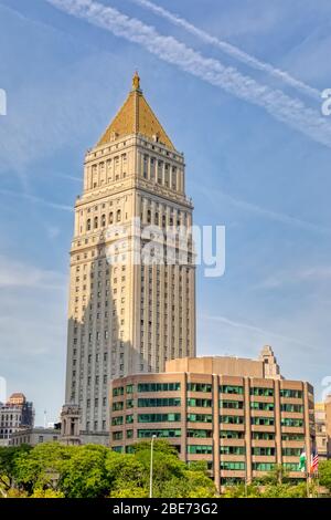 Le Thurgood Marshall, bâtiment du palais de justice des États-Unis, à New York Banque D'Images