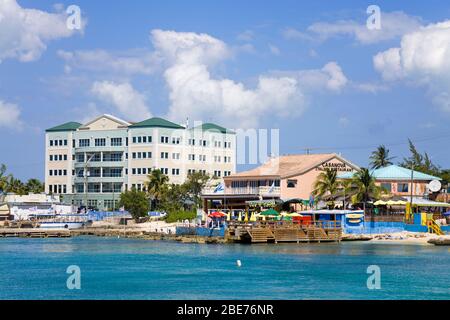 George Town front de mer, Grand Cayman, îles Caïmanes, grandes Antilles, Caraïbes Banque D'Images