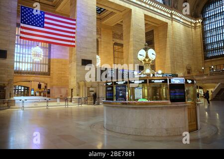 Grand Central sous le coronavirus de verrouillage Banque D'Images