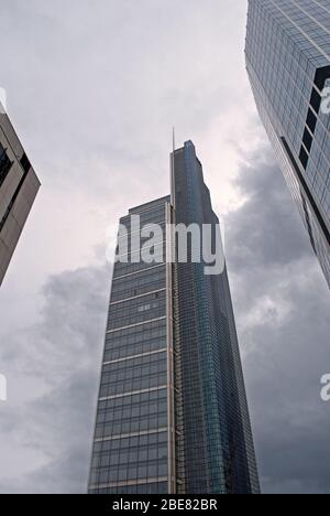 Tour Heron en verre d'acier, 110 Bishopsgate, Londres EC2N 4AY par Kohn Pedersen Fox Arup Banque D'Images