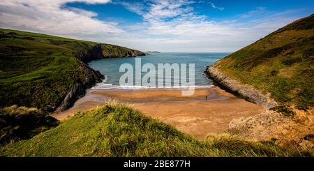 Plage de Mwnt Banque D'Images