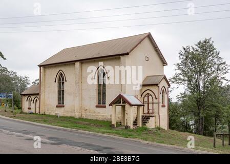 L'église presbytérienne de St. Ann s'ouvre en tant qu'église d'Écosse en 1842. Une des églises presbytériennes les plus éalriciennes d'Australie, elle a été utilisée jusqu'en 2009 Banque D'Images