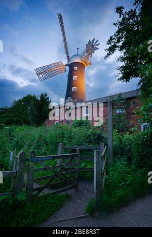 Moulin à vent Skidby Banque D'Images