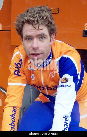 Bram Tankink de Rabobank lors de Paris - Nice 2008, Prologue course cycliste, Amilly clm (4,6 km) le 9 mars 2008 à Amilly, France - photo Laurent Lairys / DPPI Banque D'Images