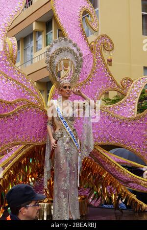 Großer Karnevalumpzug, Puerto de la Cruz, Teneriffa, Kanaren, espagnol Banque D'Images