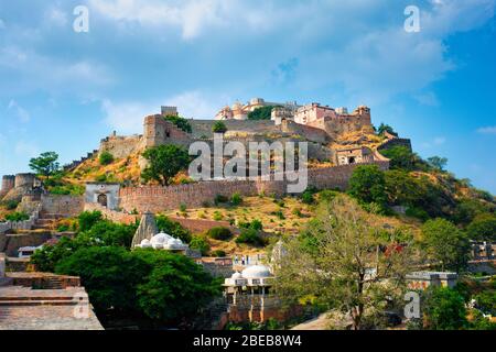 Fort de Kumbhalgarh, Inde Banque D'Images