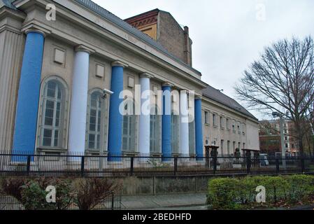 Extérieur de la synagogue Fraenkelufer à Kreuzberg Berlin Banque D'Images