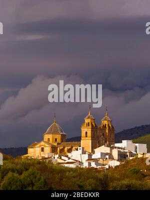 Velez-Rubio, province d'Almeria, Andalousie, sud de l'Espagne. Église de Nuestra Señora de la Encarnación. Banque D'Images