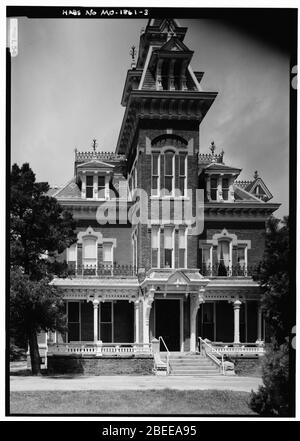 Harvey M. Vaile Mansion - indépendance, Missouri - HABS 096173pu. Banque D'Images