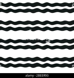Motif géométrique sans coutures en aquarelle sur fond blanc. Fond géométrique simple avec courbes. Banque D'Images