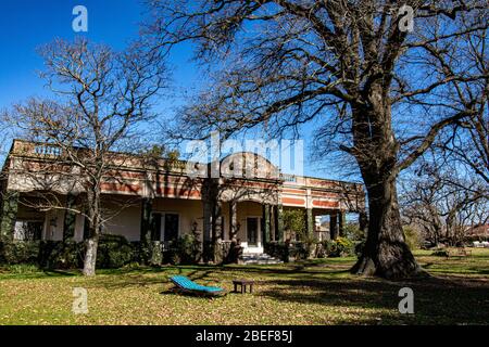 Estancia Ombu, maison originale, San Antonio de Areco, Argentine Banque D'Images