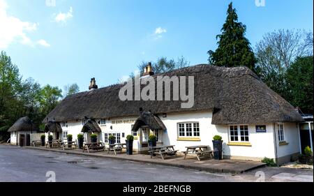 Maison publique Sir John barleycorn, Old Romsey Road, Cadnam, Hampshire, Angleterre, Royaume-Uni Banque D'Images