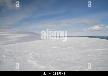 Scène du parc national de Pallas-Ylläs tunturi, Muonio, Finlande Banque D'Images