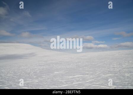 Scène du parc national de Pallas-Ylläs tunturi, Muonio, Finlande Banque D'Images