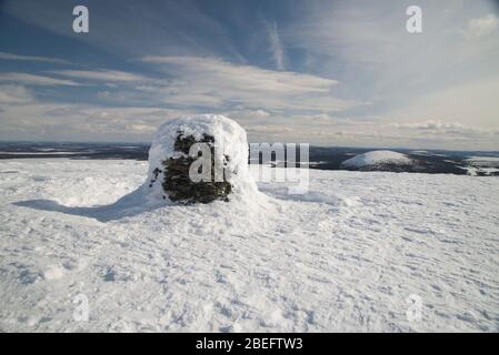 Scène du parc national de Pallas-Ylläs tunturi, Muonio, Finlande Banque D'Images