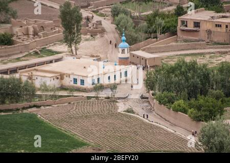 La vie des mosquées et des villages dans la province de Bamyian, en Afghanistan Banque D'Images