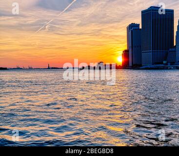 SLIP 5 Battery Maritime Building terminal de ferry BMB, New York Banque D'Images