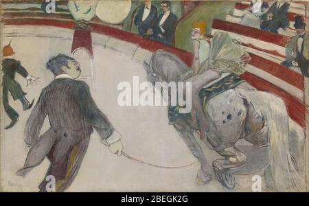 Henri de Toulouse-Lautrec - Equestrienne (au Cirque Fernando) Banque D'Images