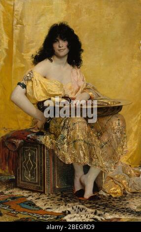 Henri Regnault (français, Paris 1843-1871, Buzenval) - Salomé Banque D'Images