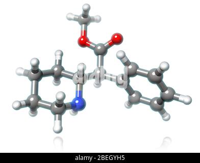Modèle moléculaire de méthylphénidate Banque D'Images