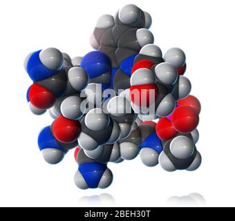 Cyanocobalamine, modèle moléculaire Banque D'Images