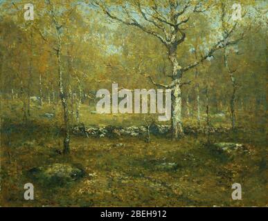 Henry Ward Ranger - Spring Woods (1890). Banque D'Images