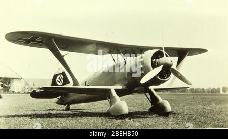 Henschel HS 123 version 5 (prototype). Banque D'Images