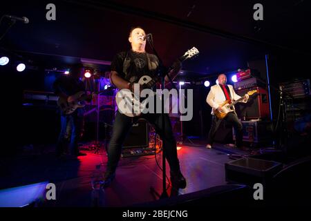 Pologne, Czestochowa - 14 septembre 2013 : club de musique Stacherczak, concert de la légende de la scène musicale Czestochowa : groupe de 'Shamboo' et muniek Banque D'Images