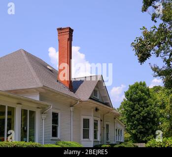 ALPHARETTA, GÉORGIE - 13 septembre 2019 : le quartier historique d'Alpharetta abrite plusieurs bâtiments historiques datant de la fin du XIXe siècle et de la fin du XIXe siècle Banque D'Images