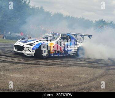 Mad Mike Whiddett, RADBUL, Mazda  , Goodwood Festival of Speed, 2017, Peaks of Performance, Motorsports Game Changers, automobiles, voitures, divertissement Banque D'Images