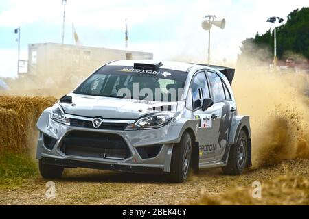 Oliver Mellors, Proton Iriz R5, Forest Rally Stage, Goodwood Festival of Speed, 2017, Peaks of Performance, Motorsports Game Changers, automobiles, c Banque D'Images